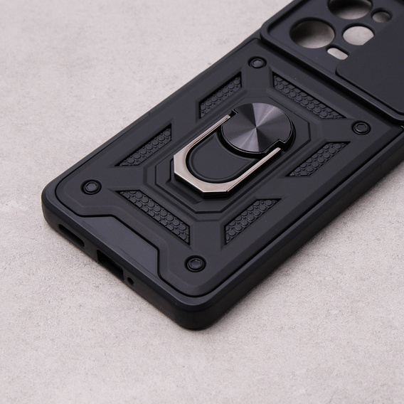 Husă blindată pentru Xiaomi Poco X5 Pro 5G, CamShield Slide, negru