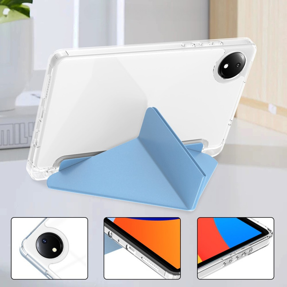 Husă pentru Xiaomi Redmi Pad SE 8.7", Origami, albastru