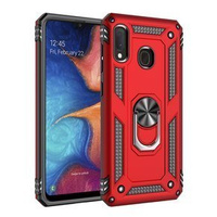 Husă blindată pentru Samsung Galaxy A20E, Nox Case Ring, roșu