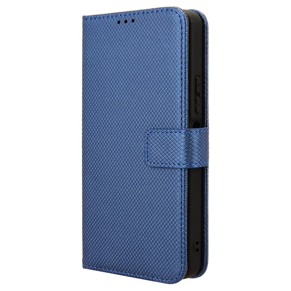 Cu clapetă pentru Xiaomi Redmi A3, Wallet Smart Magnet, albastru