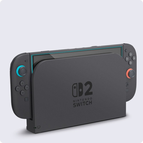 Folie din sticlă Spigen Glas.tR EZ Fit 2-Pack pentru Nintendo Switch 2 – Transparentă