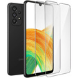 2x sticlă călită pentru Samsung Galaxy A33 5G, ERBORD 9H Hard Glass pe ecran