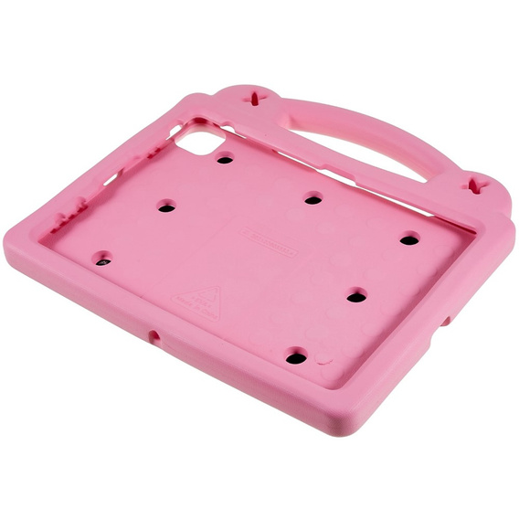 Husă pentru copii pentru Apple iPad Air 11" 6 gen. 2024, Cute Patterns, cu suport, roz