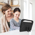 Husă pentru copii pentru Samsung Galaxy Tab S6 Lite 2022 / 2020, husă pentru copii cu mâner, negru