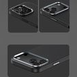 BENKS Kevlar Armor PRO Carbon Fiber 600D A069 carcasă pentru MagSafe pentru iPhone 17 Pro