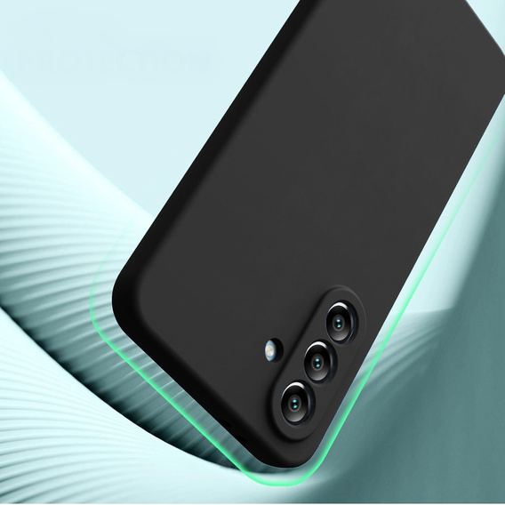 Husa pentru Samsung Galaxy A56 5G, Silicone Lite, negru