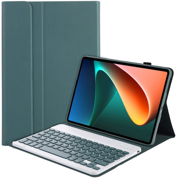 Carcasă + tastatură Xiaomi Pad 5/5 Pro, verde