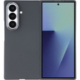 Carcasă din fibră aramidică pentru Samsung Galaxy Z Fold7, pentru MagSafe, negru