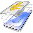 2x Sticlă călită pentru Samsung Galaxy S24+ Plus / S25+ Plus, ERBORD Easy App 9H Screen Protector