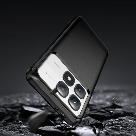 Huse pentru Xiaomi 14T Pro, Carbon, negru