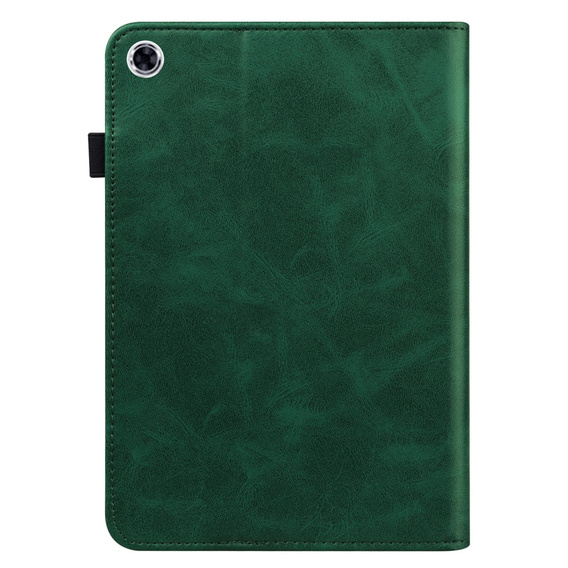 Husă pentru Samsung Galaxy Tab A9+, Classic, cu spațiu pentru stylus, verde