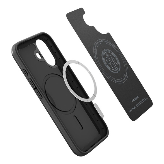 Carcasă Spigen pentru iPhone 17, Thin Fit Mag MagSafe, negru