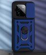 Husă blindată pentru Realme GT 7 Pro, CamShield Slide, albastru