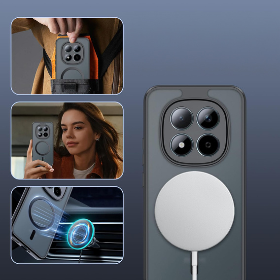 Husă MagSafe ERBORD Matt pentru Xiaomi Redmi Note 15 Pro 4G