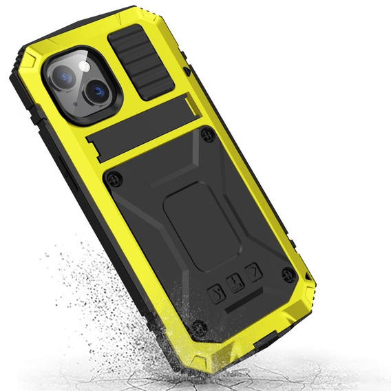 Husă blindată pentru iPhone 14, R-JUST, galben