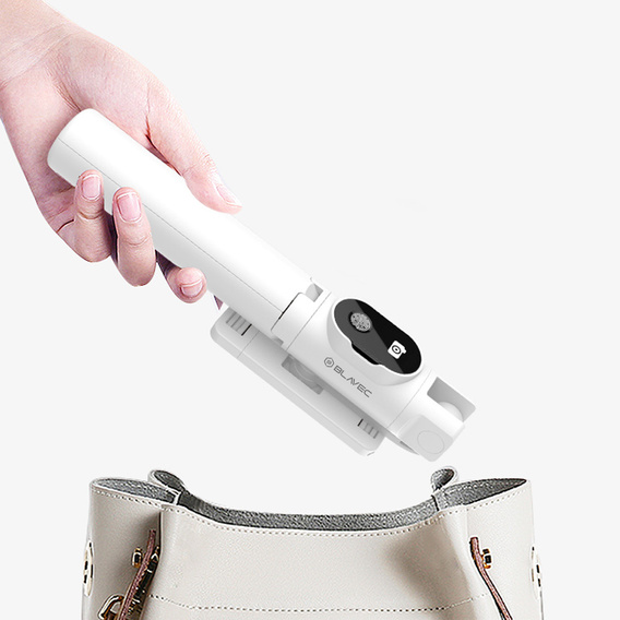 Selfie stick cu funcție de trepied și telecomandă Bluetooth, pentru smartphone-uri cu lățimea între 6,5 cm și 9,5 cm