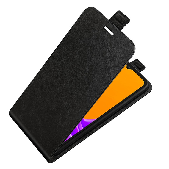 Cu clapetă pentru Samsung Galaxy Xcover 7 Pro, Flip, negru