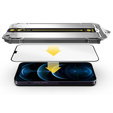 2x Sticlă temperată pentru iPhone 12 Pro Max, ERBORD Easy App Full Screen Protector