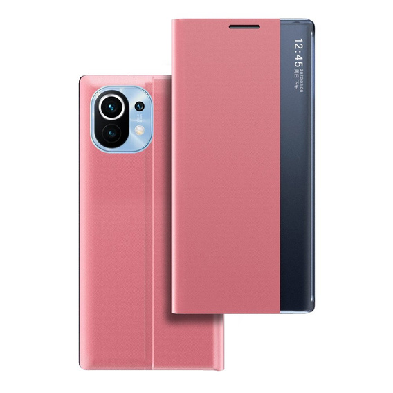 Husă cu clapetă pentru Xiaomi Mi 11, Side View, roz
