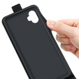 Cu clapetă pentru Samsung Galaxy Xcover 7 Pro, Flip, negru