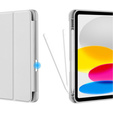 Etui do iPad 10.9 2022 10 Gen, Smartcase z miejscem na rysik, Szare