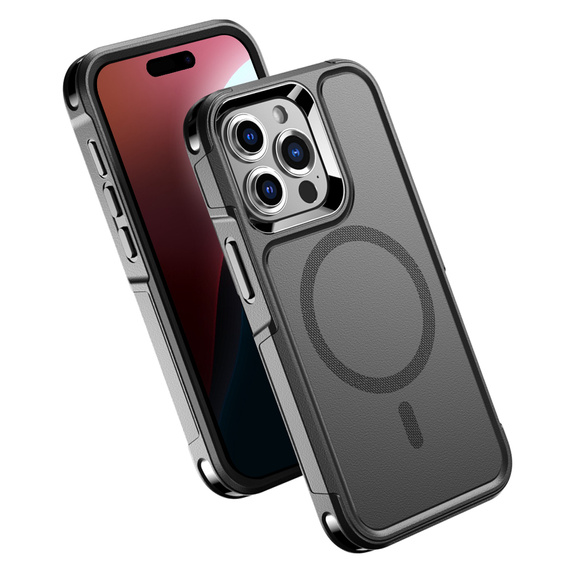 Huse pentru iPhone 16 Pro Max, MagForce MagSafe, negru