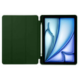 Husă pentru iPad Air 13" 2025/2024 (7/6 gen.), Smartcase cu spațiu pentru stylus, verde închis
