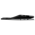 Carcasa Spigen pentru Samsung Galaxy S25 Edge, Liquid Air, negru + 9H Tempered Glass