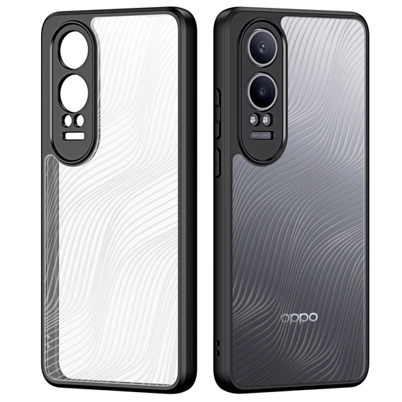 Husa DuxDucis pentru OnePlus Nord CE4 Lite, Aimo case, transparent / negru