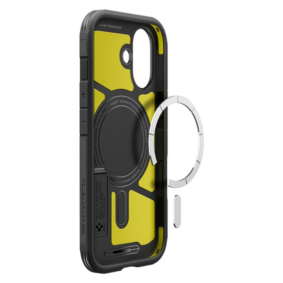 Carcasă Spigen pentru iPhone 17, Tough Armor T MagSafe, negru