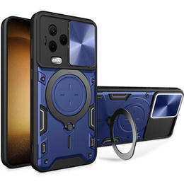 Husă blindată pentru Infinix Note 12 Pro 4G / Note 12 2023, CamShield Slide, albastru