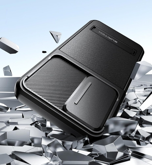 Husă pentru Samsung Galaxy A35 5G, Suritch Kickstand, negru