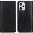 Huse pentru Xiaomi Redmi Note 12 Pro+ 5G, Wallet Litchi Leather, negru