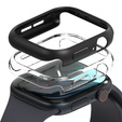 Husă Ringke pentru Samsung Galaxy Watch 6 Classic 47mm, Slim, 2-Pack, transparent / negru