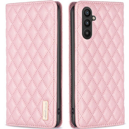 Cu clapetă pentru Samsung Galaxy A34 5G, Wallet, BINFEN COLOR, roz