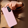 Husă cu clapetă pentru Samsung Galaxy S23, Smart View Wallet, roz