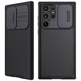 Carcasă blindată Nillkin pentru Samsung Galaxy S23 Ultra, CamShield Pro, negru
