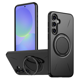 Husă MagSafe cu suport pentru Samsung Galaxy A37 5G, negru