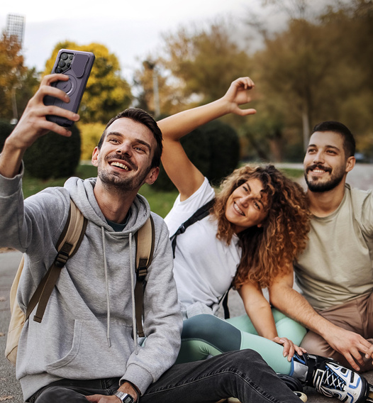 Husă blindată pentru Samsung Galaxy S25 Ultra, Dexnor CamProtect MagSafe, violet (Două rame)