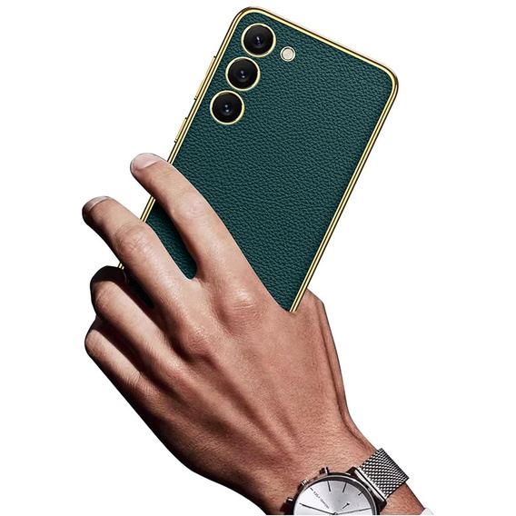 Huse pentru Samsung Galaxy S24, GKK Leather, verde