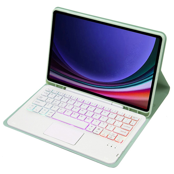 Carcasă + tastatură Samsung Galaxy Tab A9+, with touchpad, negru