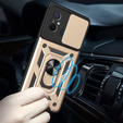 Husă blindată pentru Xiaomi Redmi 12C, CamShield Slide, de aur
