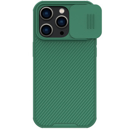 Carcasă blindată Nillkin pentru iPhone 14 Pro Max, CamShield Pro, verde