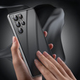 Husa pentru Samsung Galaxy S23 Ultra, Magnetic Dual Glass, de argint