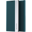 Cu clapetă pentru Samsung Galaxy S23 Ultra, Side Magnetic, verde
