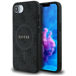 GUESS Huse pentru iPhone 16E, 4G Ring Classic Logo, negru