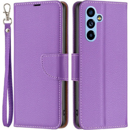 Cu clapetă pentru Samsung Galaxy A54 5G, Wallet Litchi Magnet, violet