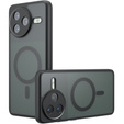 Husă pentru Xiaomi Poco F7 Pro, pentru MagSafe, ERBORD Matt Case, negru