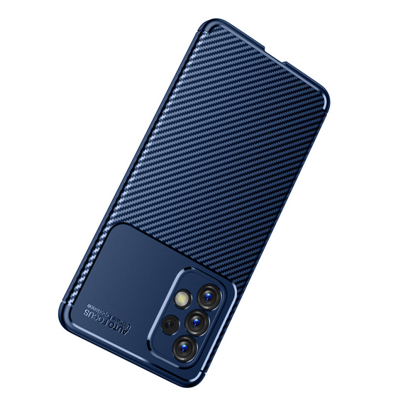 Huse pentru Samsung Galaxy A33 5G, Carbon Gel, albastru închis