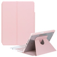 Husă pentru tastatură pentru iPad 11" 2025 A16 (11 gen.) / iPad 10.9" 2022 (10 gen.), Rotary 360° Leather, roz rose gold